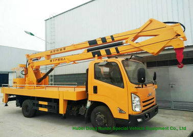 Κίνα Το φορτηγό βραχιόνων αρθρώσεων JMC τοποθέτησε την εναέρια πλατφόρμα εργασίας, φορτηγό ανελκυστήρων κάδων 18 μέτρων προμηθευτής
